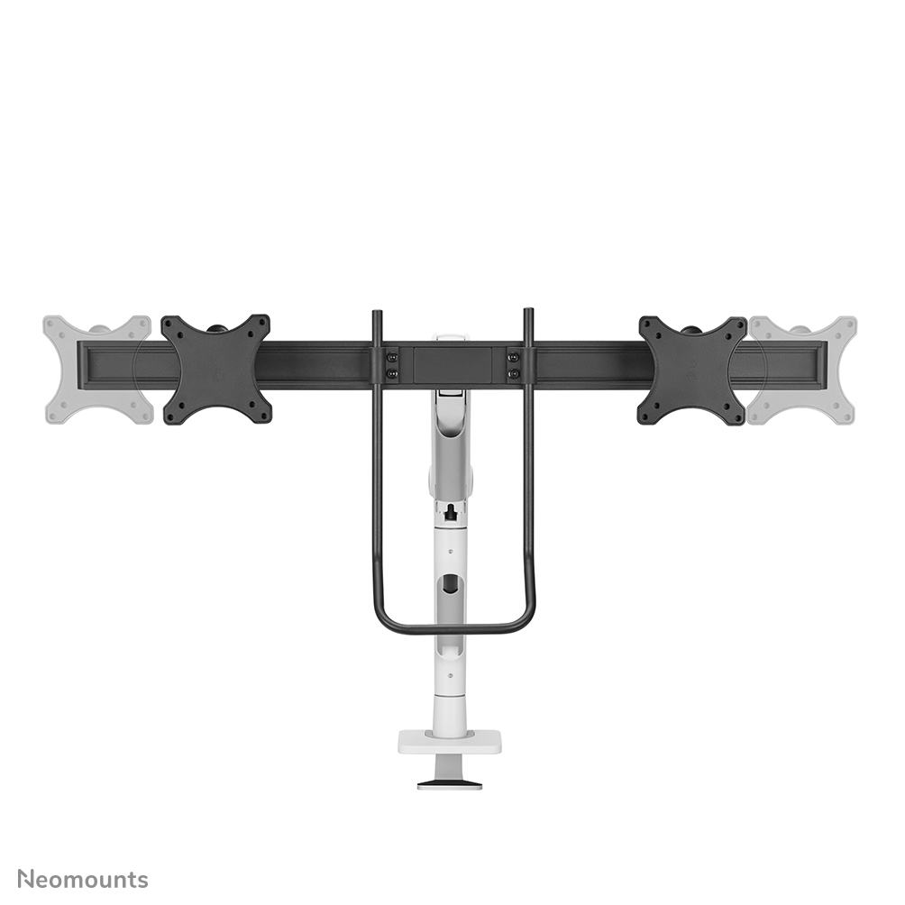 Neomounts DS75S-950WH2 Monitorarm 17-32" - gasveer - Topfix - 180°-stop